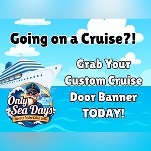 Custom Cruise Cabin Door Banner